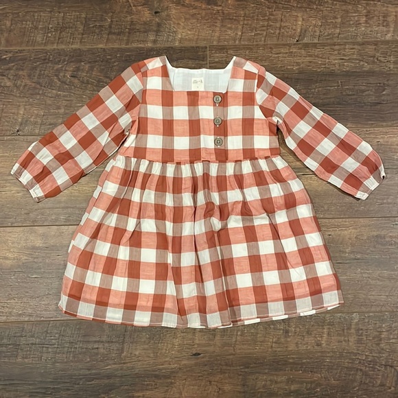 Ettie H Checkered Dress - Picture 1 of 5